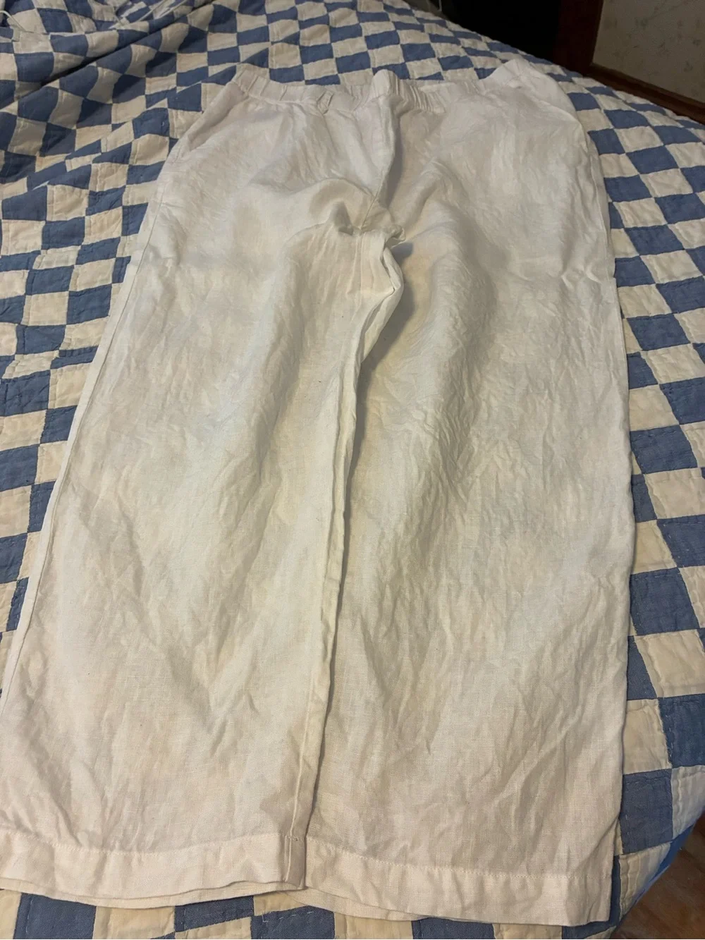 Quince White European Linen  Pants